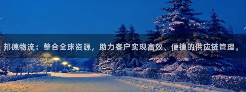 usdt交易平台网站：邦德物流：整合